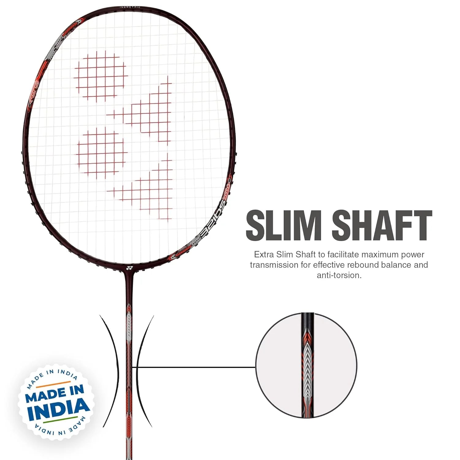 Yonex Astrox Attack 9 beginner badminton racket for power and stable control