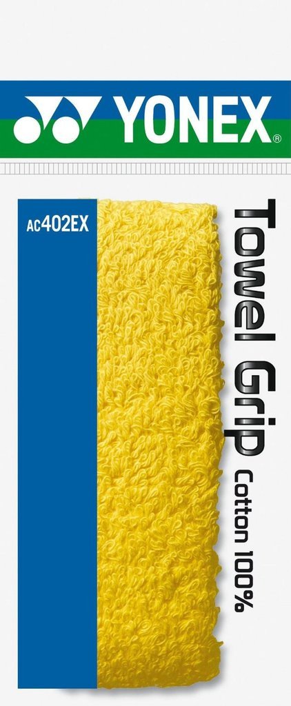 Yonex AC 402 EX badminton towel grip for superior comfort and sweat absorption during play