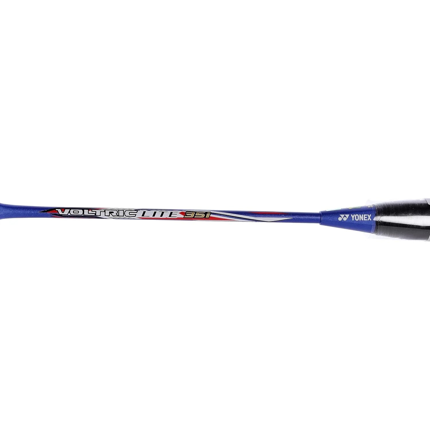 Yonex Voltric Lite 35i badminton racket shaft close-up between head and handle for stability and control