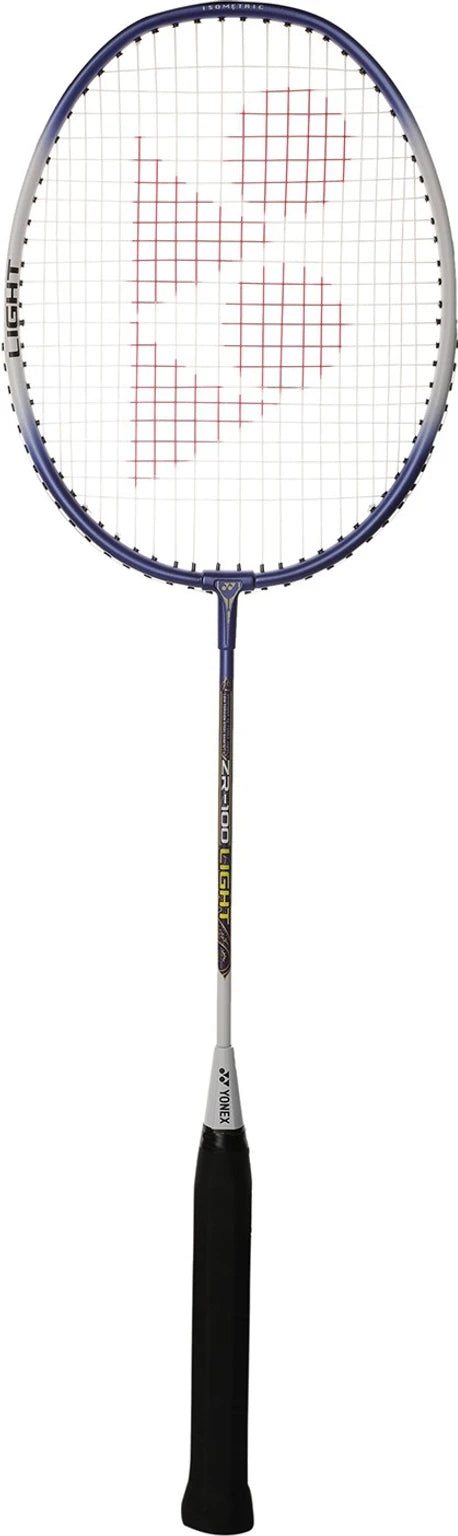 Yonex ZR 100 badminton racket front view for smooth all-round control and comfortable gameplay