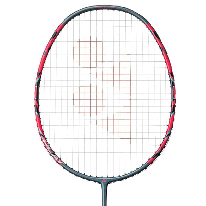 Yonex Arcsaber 11 Pro badminton racket close-up view of string bed and premium frame construction