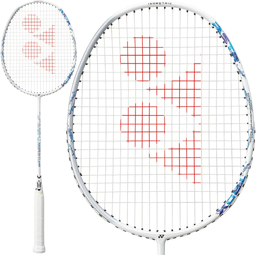 Yonex Astrox 02 badminton racket full-frame studio view for beginner-friendly control and power