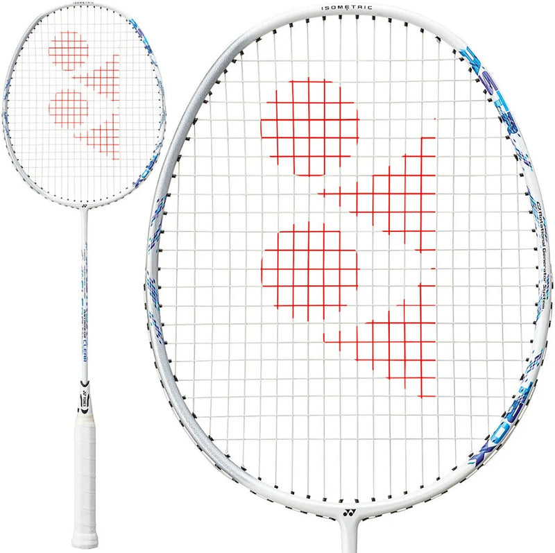 Yonex Astrox 02 badminton racket full-frame studio view for beginner-friendly control and power