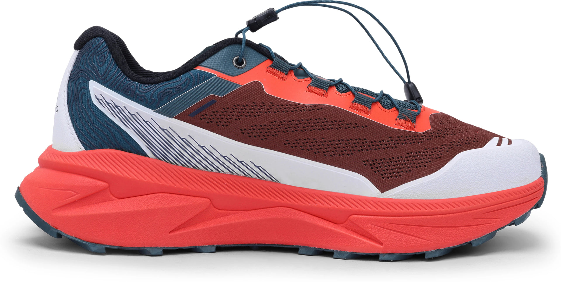 Adventra TR2012 Orange Red Trail Running Shoes for Men