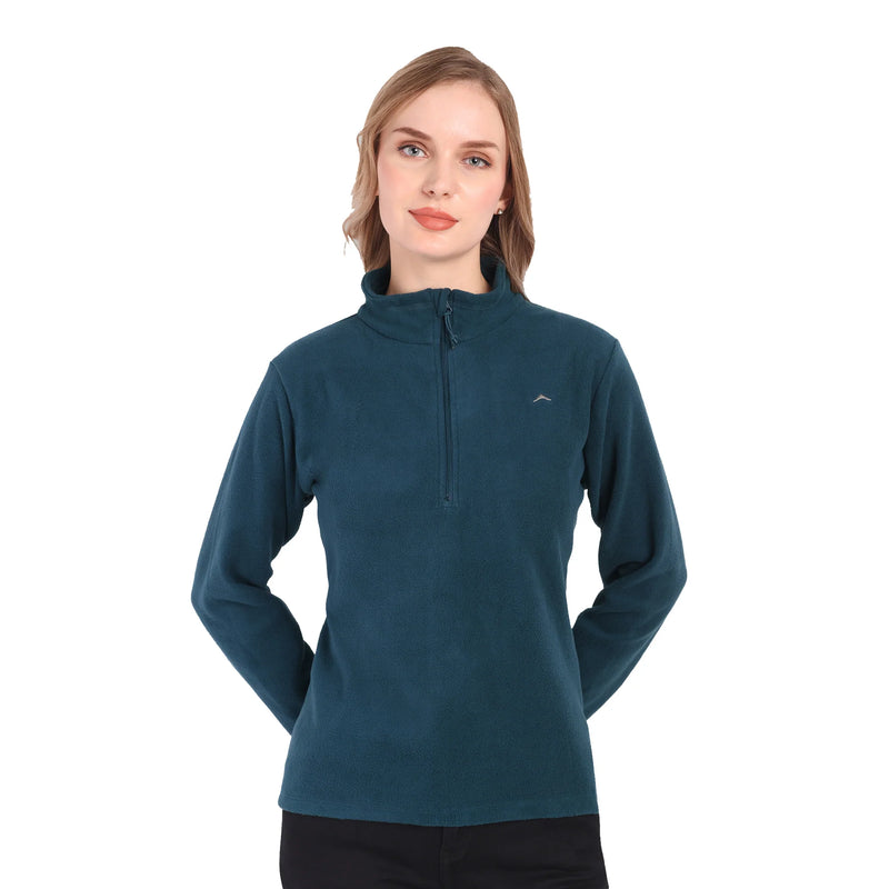Adventra ET1000 Women's Fleece Jacket for Hiking & Winter Wear-2
