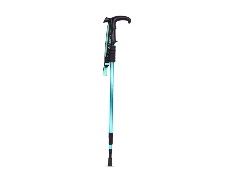 Adventra EH1101 Teal Blue Hiking Pole for Trekking & Trail Walking-2