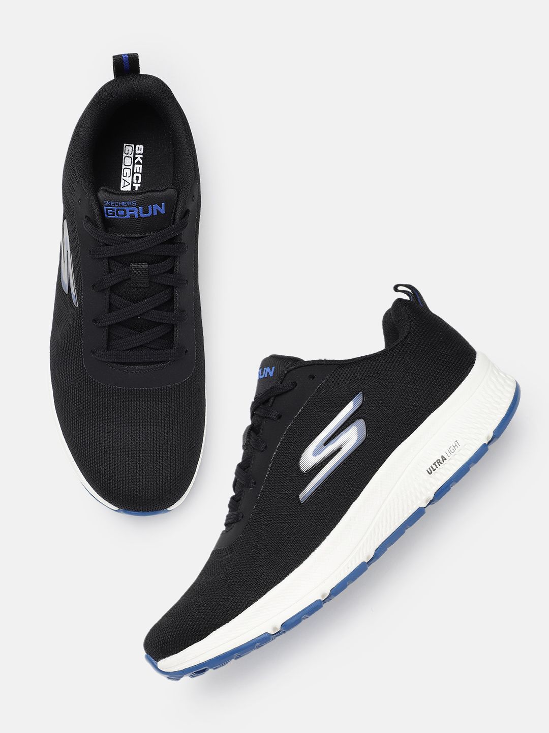 Skechers Mixed Jogging Shoes-4