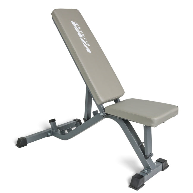 VX Fitness 203A Curved Weight Bench for Strength Training-1