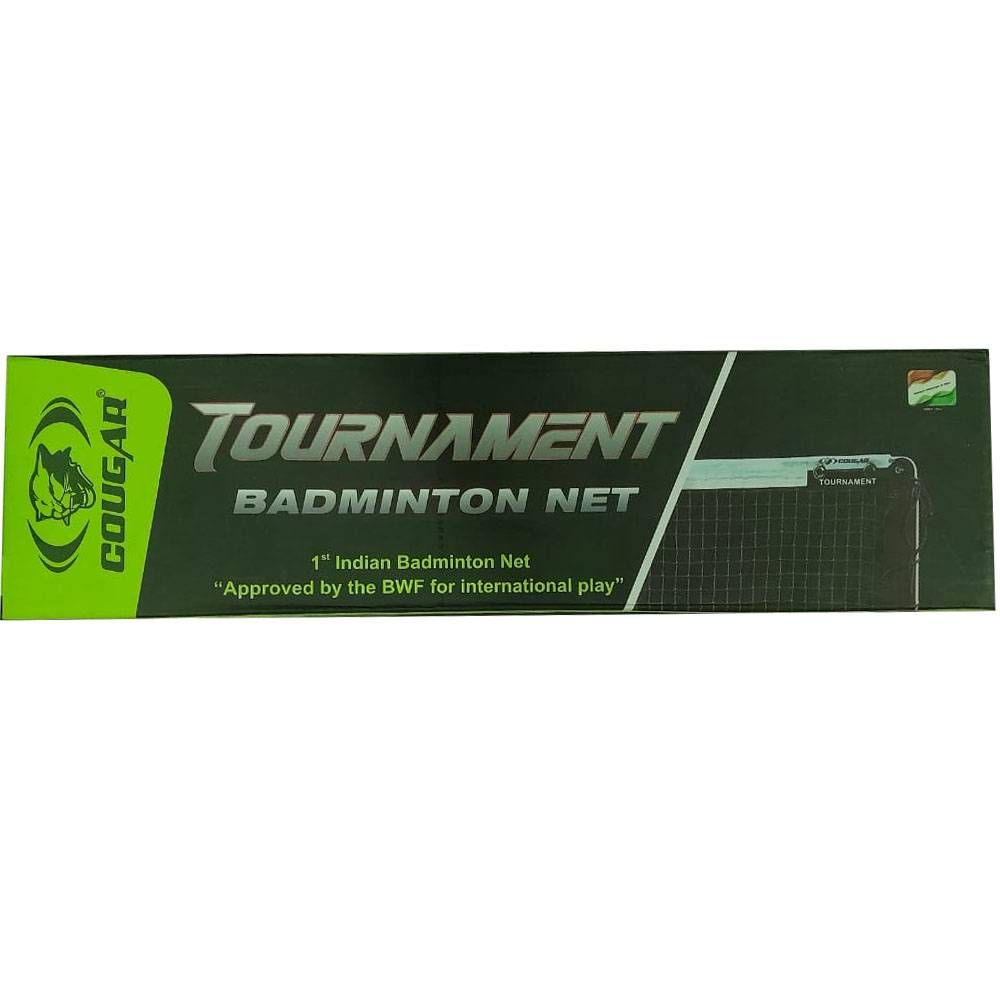 Cougar Competition NB-218 badminton net with weather-resistant material for indoor and outdoor courts