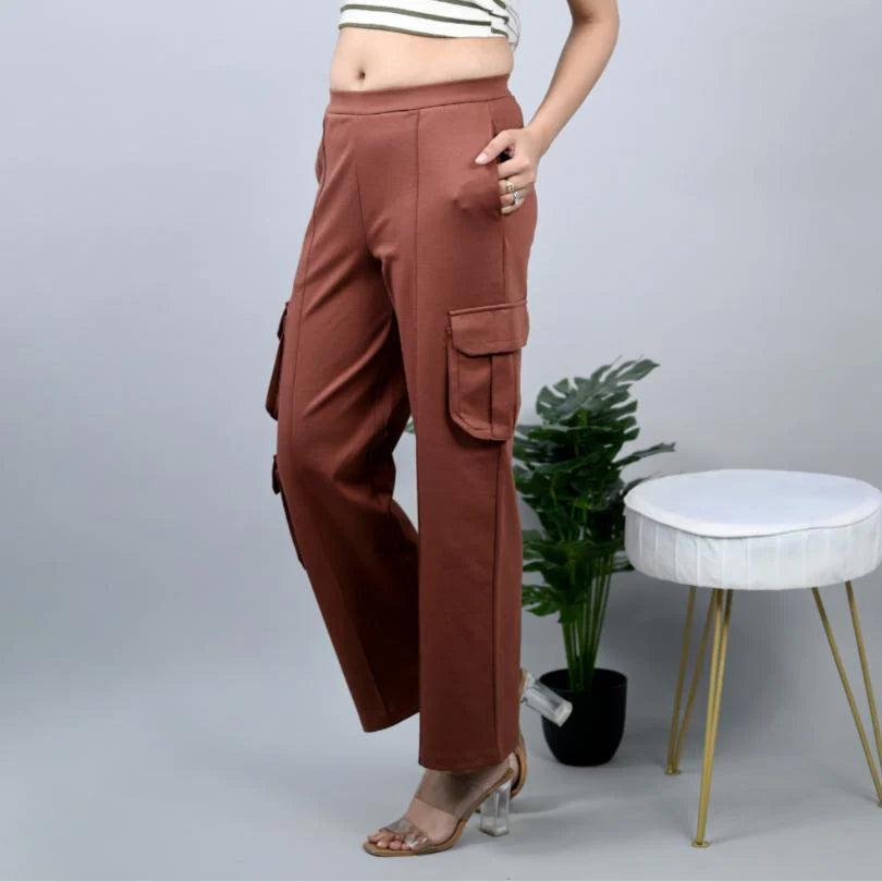Lentus KS0016-006 Cargo Pants Coffee M – Durable & Comfortable-3