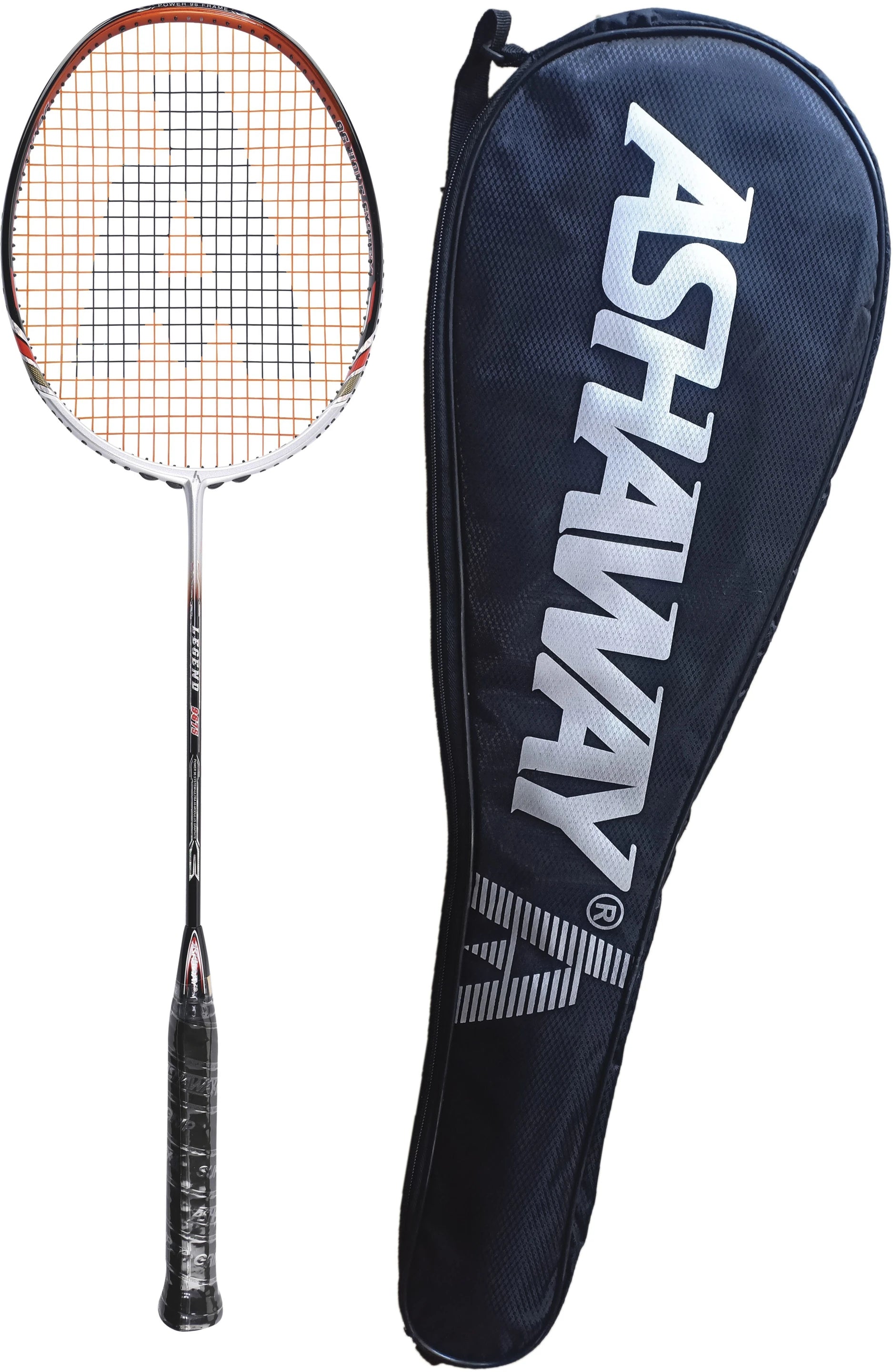 Full view of Ashaway Nano Legend 9675 professional badminton racket for power smashes and accurate shot placement