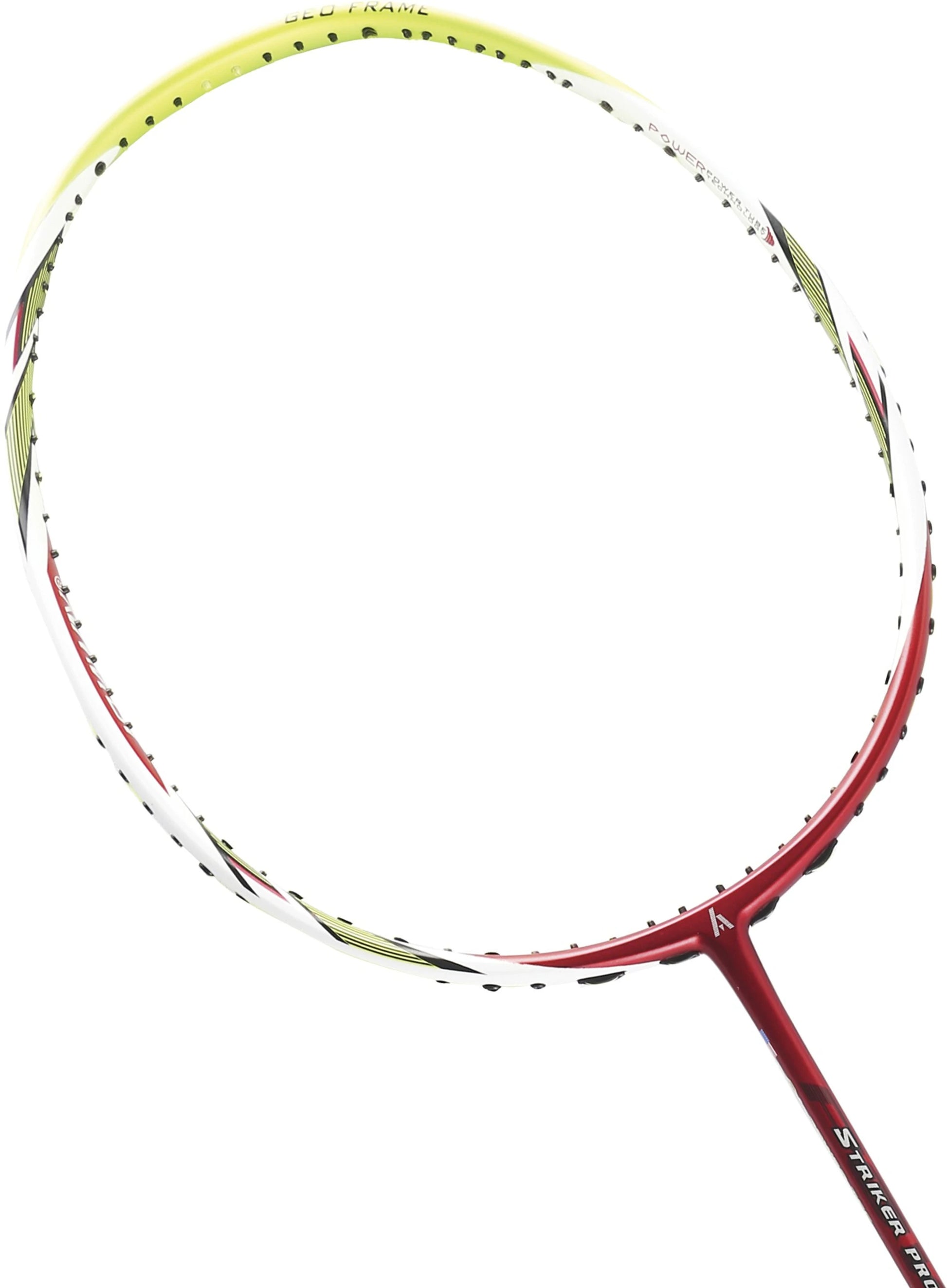 Ashaway Striker Pro 70 badminton racket close frame view highlighting lightweight construction for faster reaction time