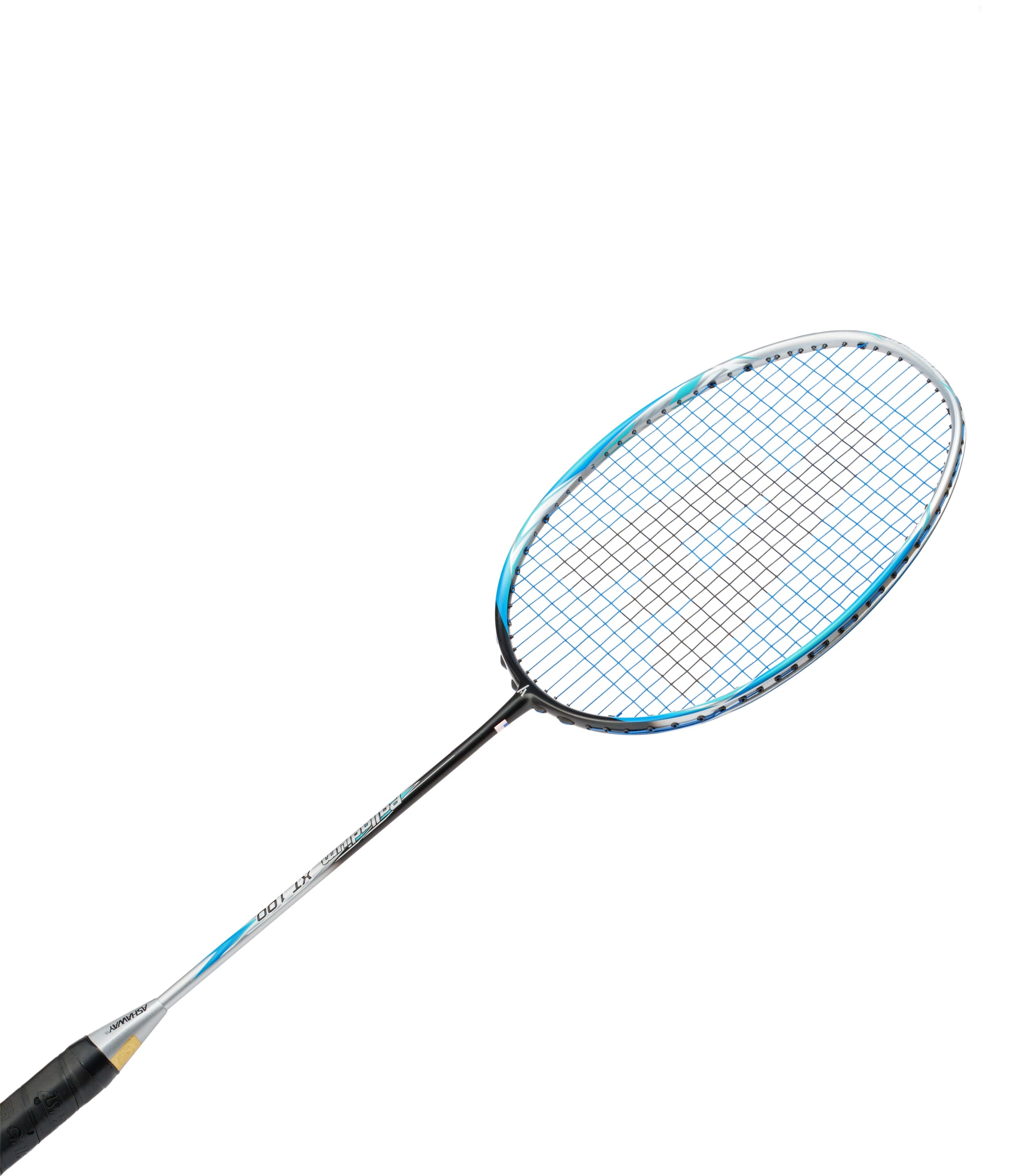 Full view of Ashaway Palladium XT-100 badminton racket suitable for beginner and intermediate players in practice and competition
