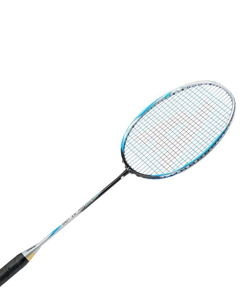 Full view of Ashaway Palladium XT-100 badminton racket suitable for beginner and intermediate players in practice and competition