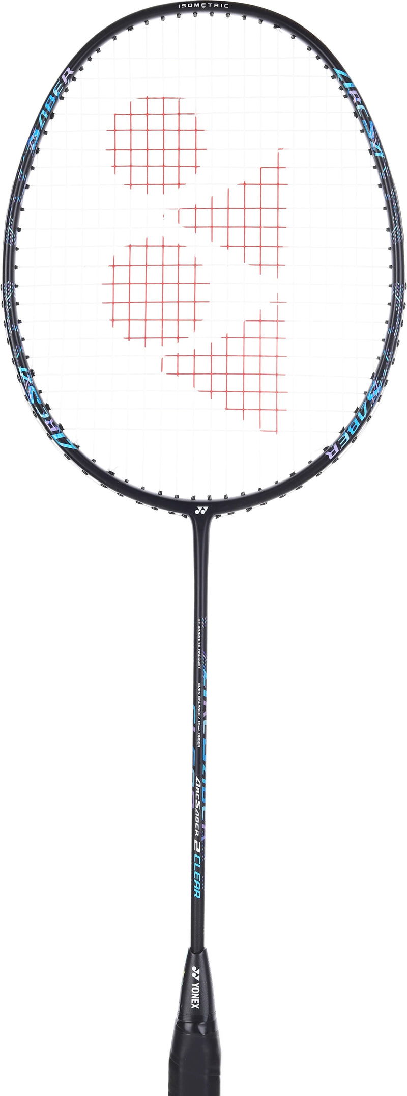 Yonex Arcsaber 2 badminton racket close-up view of string bed and frame detail