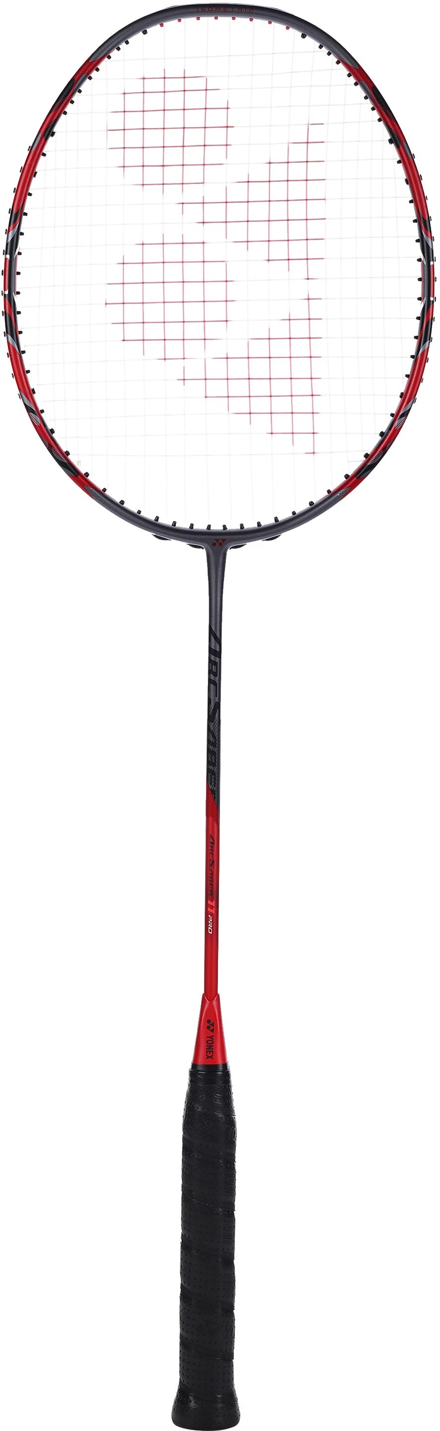 Yonex Arcsaber 11 Pro badminton racket front view for advanced control and all-round performance