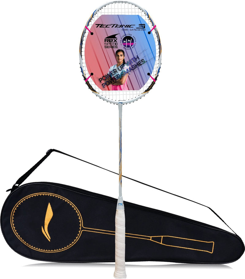 Li-Ning Tectonic 3R 4U badminton racket for strong attacking shots and reliable performance