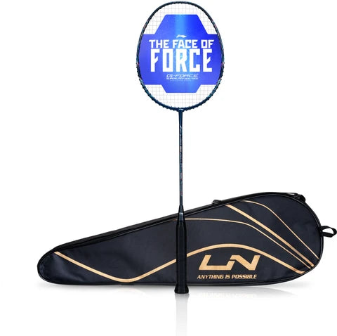 Ultra lightweight Li-Ning G-Force 3800 II badminton racket for fast swings and agility