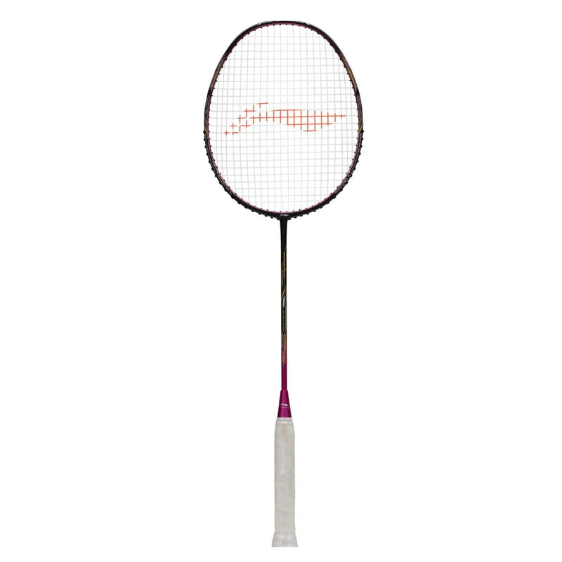 Li-Ning SS 100 Superlite badminton racket for ultra-lightweight handling, head-heavy power, and fast attacking gameplay