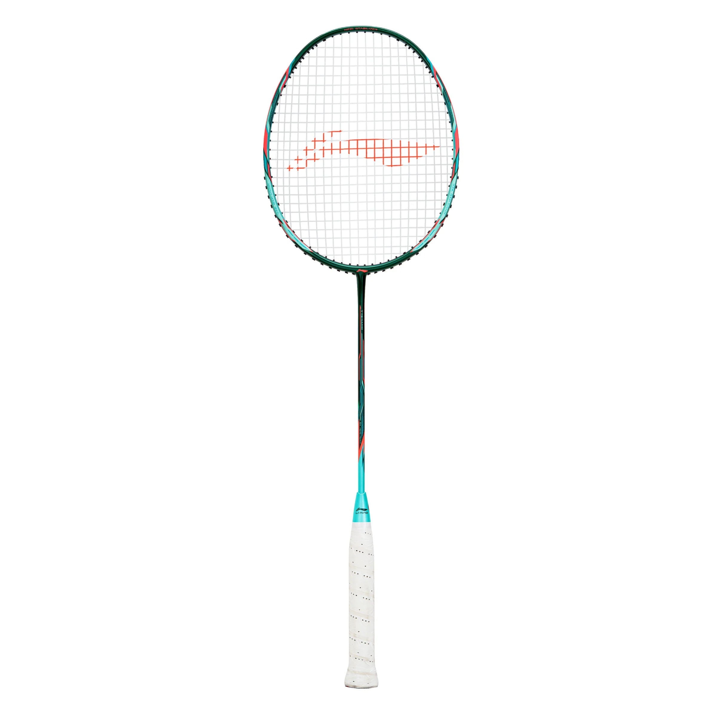 Li-Ning Tectonic 3R 5U badminton racket front full view for lightweight head-heavy attacking performance