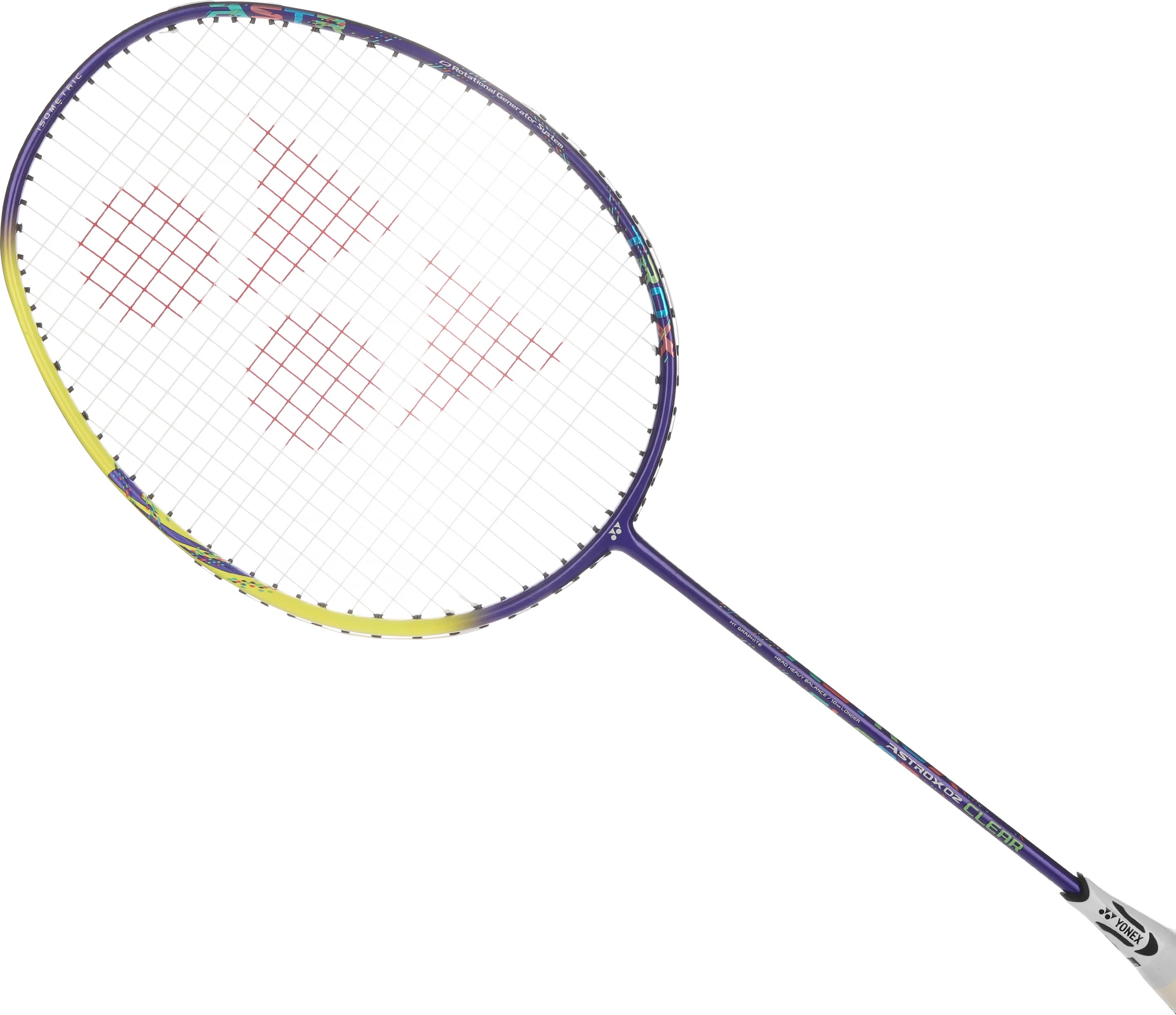Yonex Astrox 02 badminton racket angled frame design for smooth and easy power shots