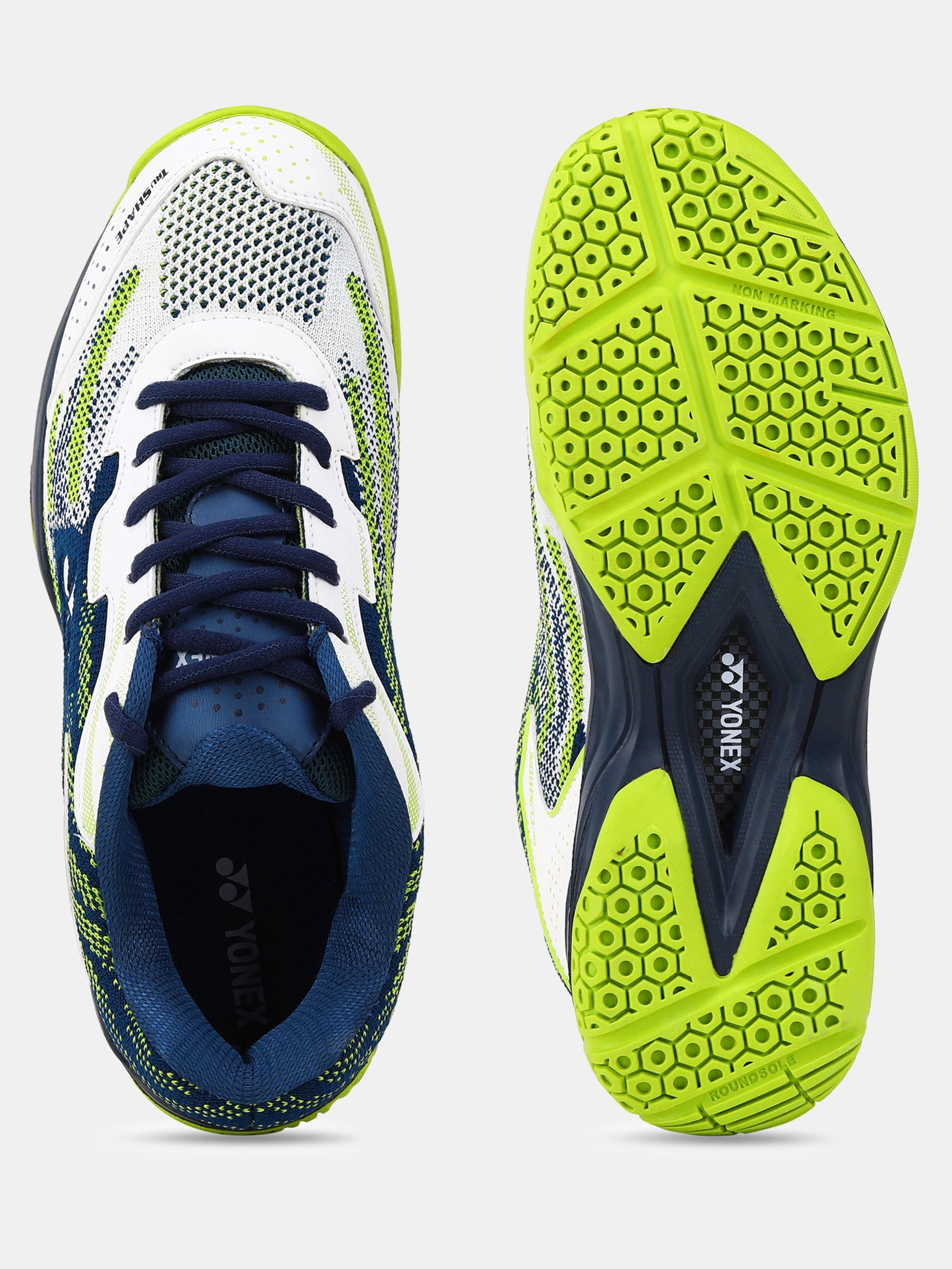 Yonex V200I White Deep Ocean - 9 Badminton Shoe-4