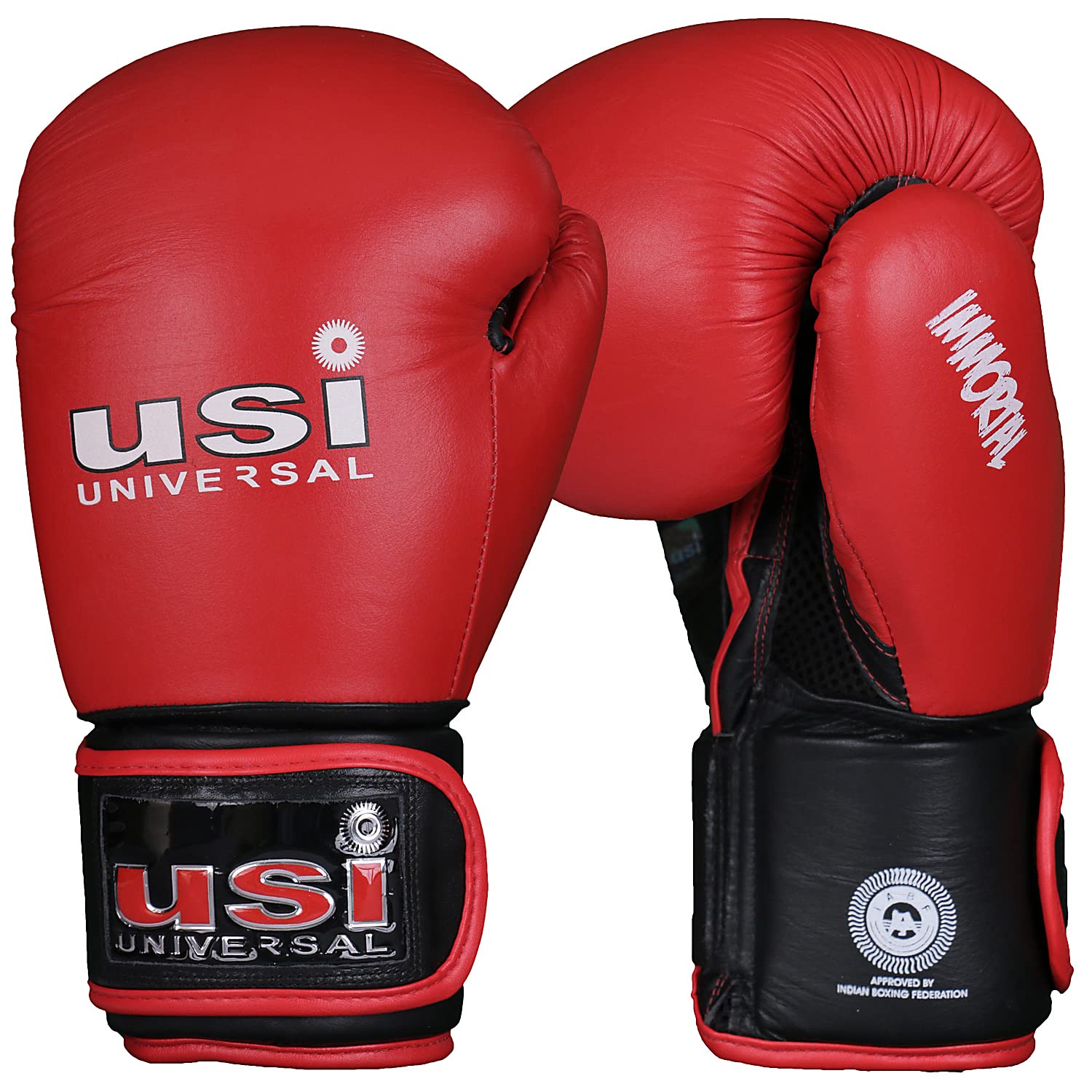 USI Immortal Safe Spar Red 16 oz Boxing Gloves for Training