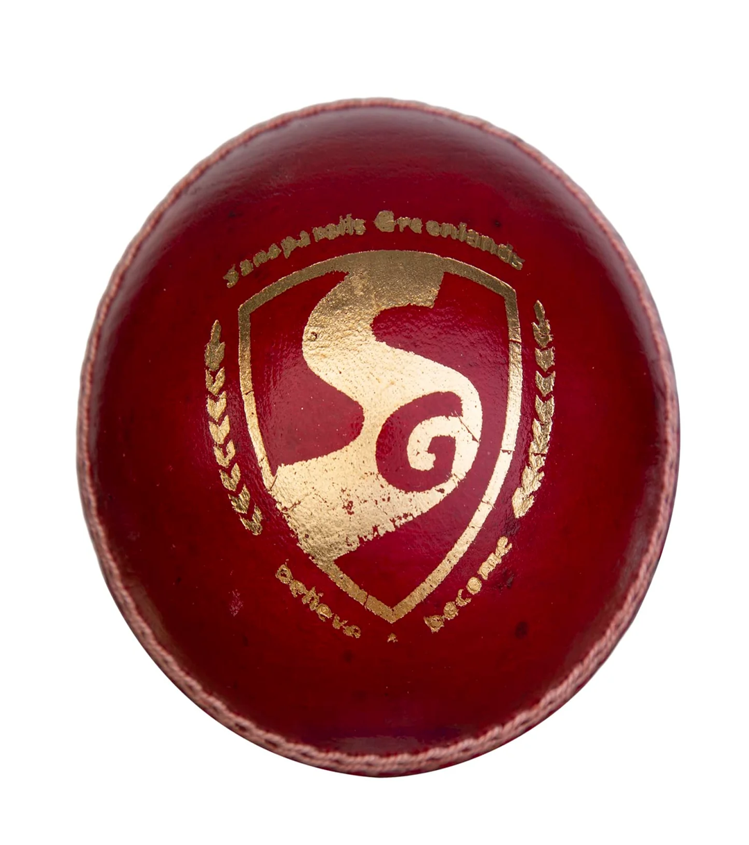 Cricket ball with strong seam retention for bowling and training drills