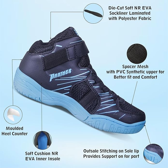 Nivia Panther 3.0 Black - 11 Basket Ball Shoes