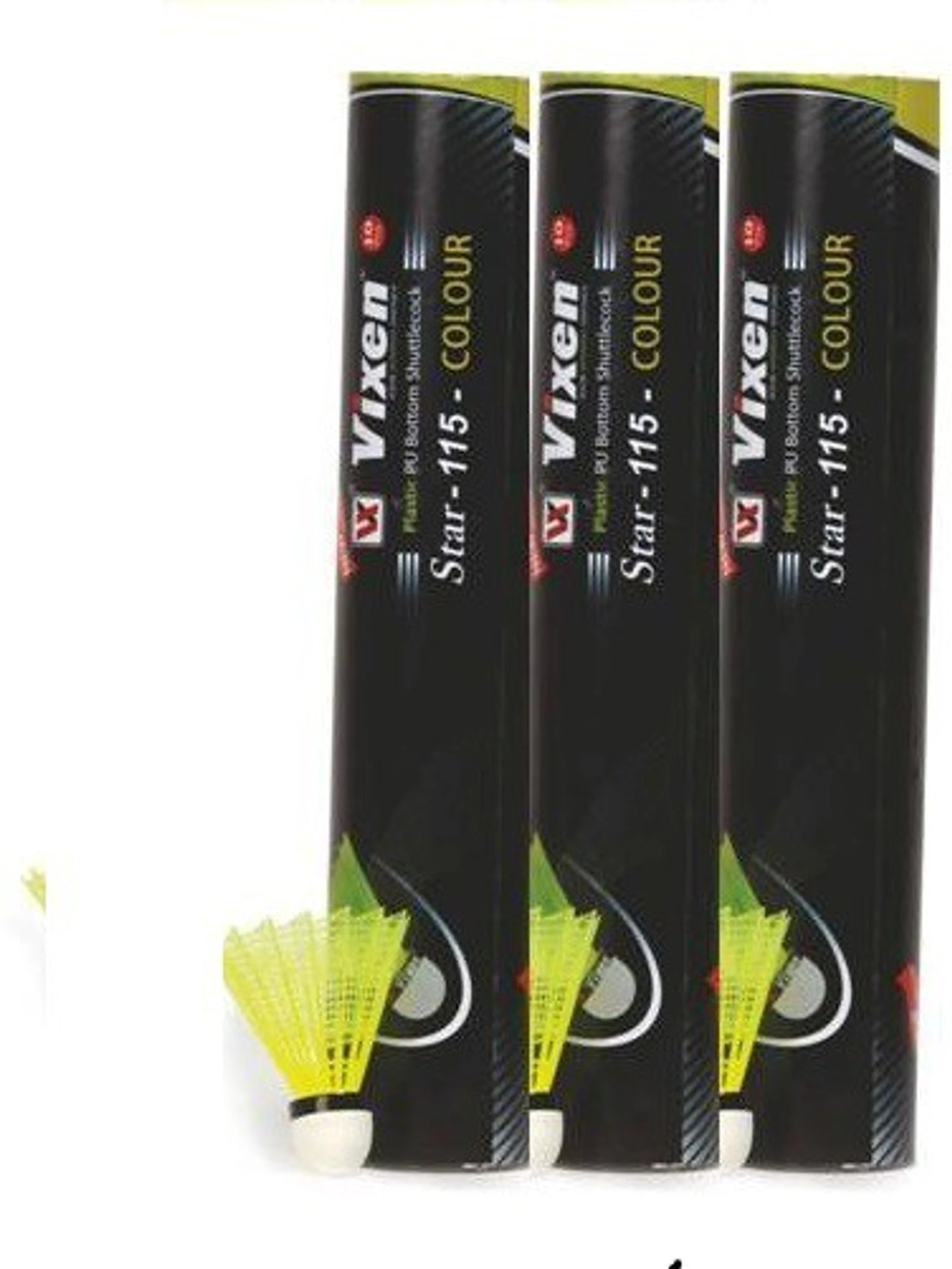 Vixen Plastic Star 115 Colour Shuttle Cock