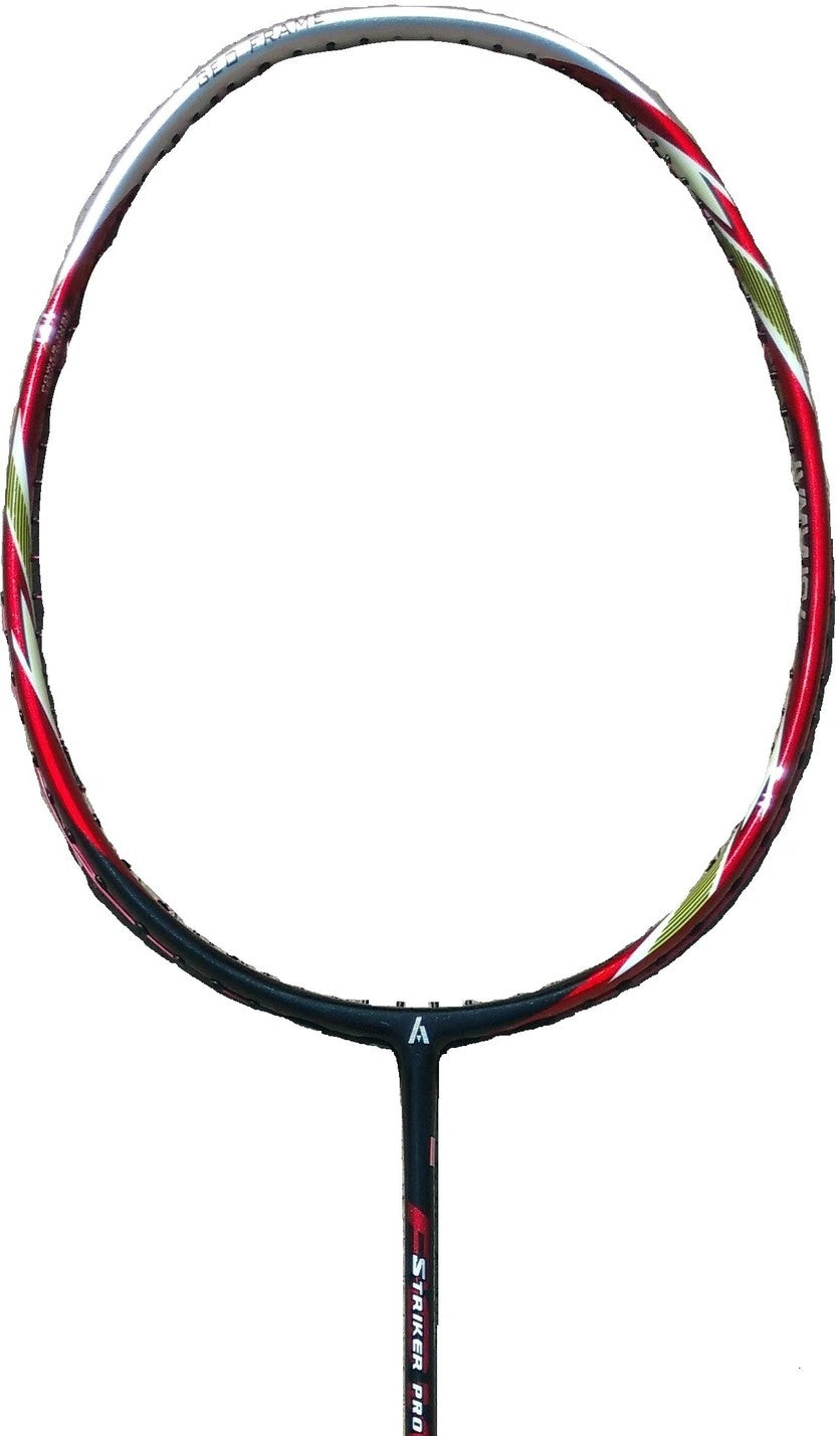 Close-up of Ashaway Striker Pro 70 badminton racket grip for comfortable handling and accurate shot control