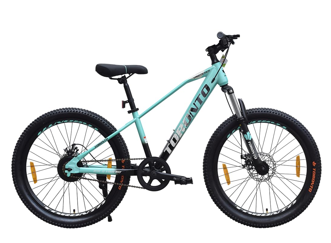 Toronto Vancouver 24 MS Grey Mountain Bike for Adventure & Daily Rides-1