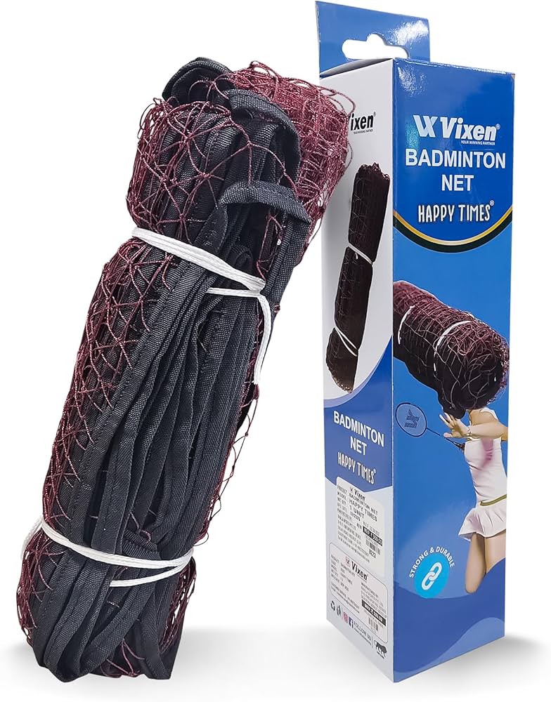 Vixen YOYO 730 badminton net durable weather-resistant net for indoor and outdoor play