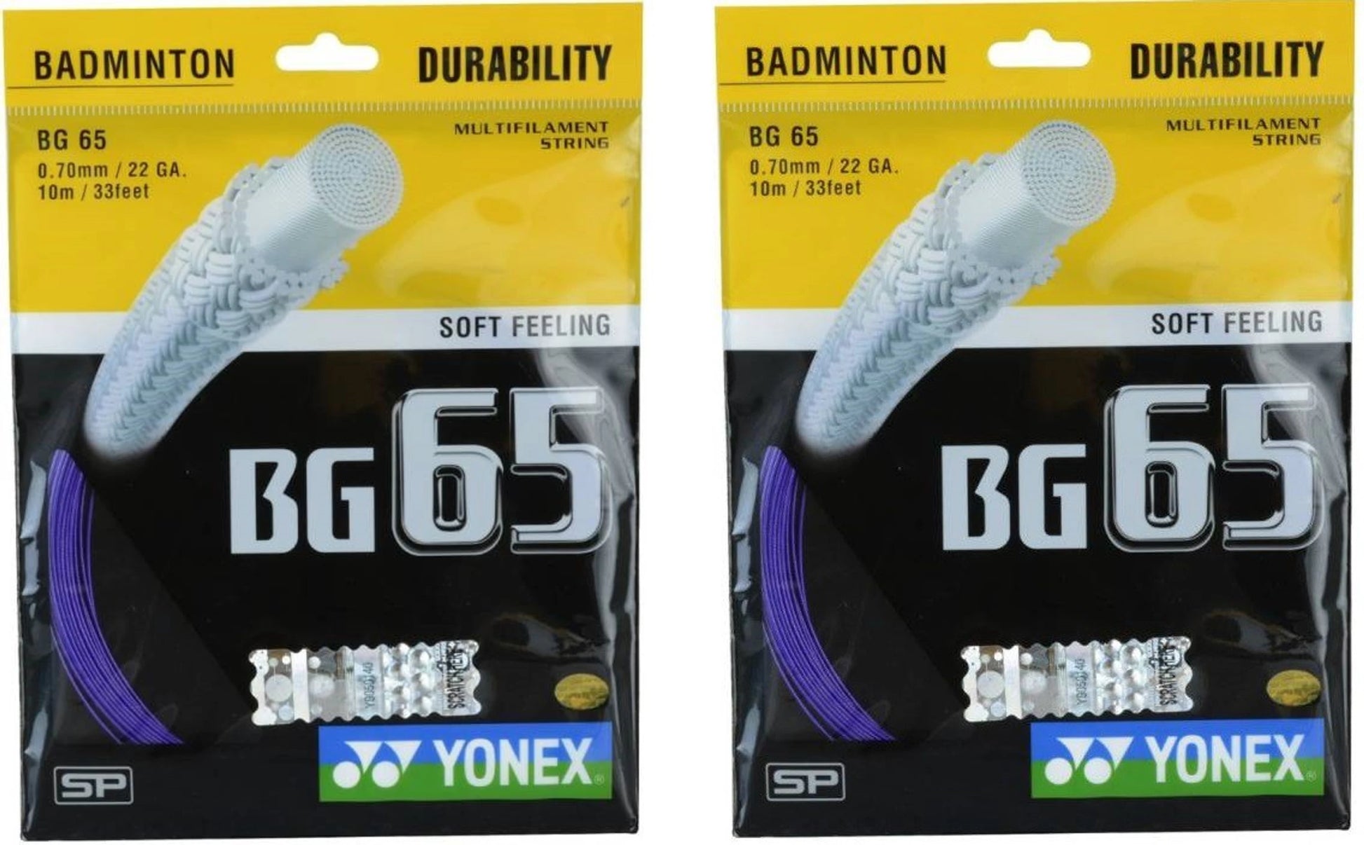 Yonex BG-65 Badminton String for Durability & All-Round Performance-1
